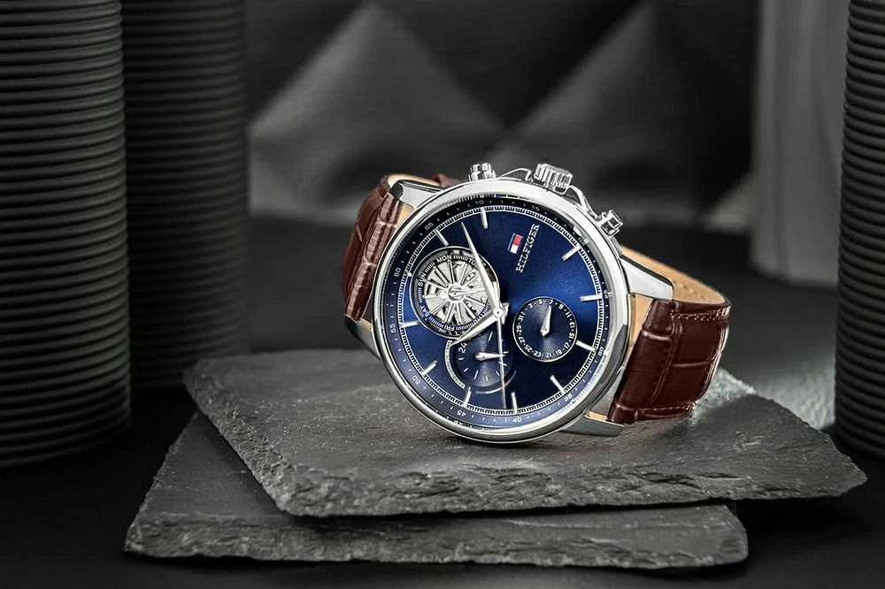 Laikrodis TOMMY HILFIGER MEN'S WATCH 1710629 Steward Open Heart + BOX