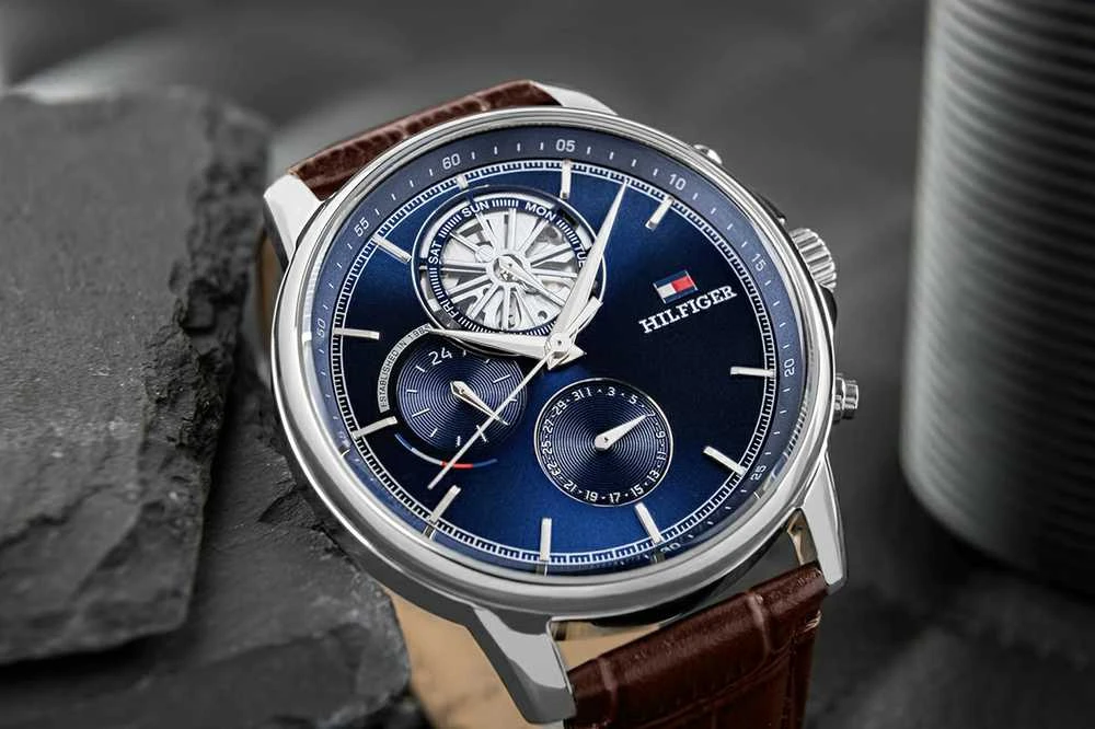 Laikrodis TOMMY HILFIGER MEN'S WATCH 1710629 Steward Open Heart + BOX
