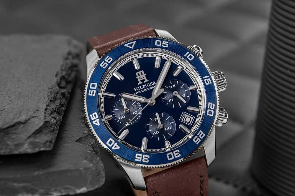 Laikrodis TOMMY HILFIGER 1792163. Kvarcas, Spalva mėlyna. Žmogus.