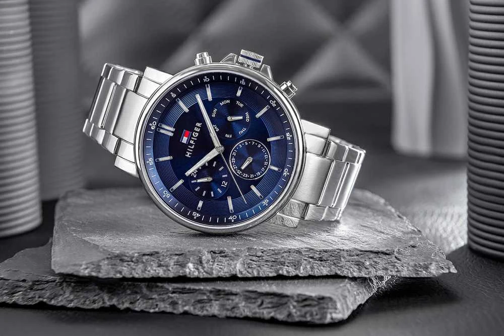TOMMY HILFIGER TYSON VYRIŠKAS LAIKRODIS 1710588 (zf100a) + DĖŽĖ