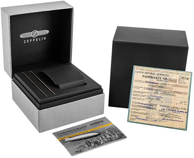 Laikrodis Zeppelin 100 Jahre 8670-3 Chronograph