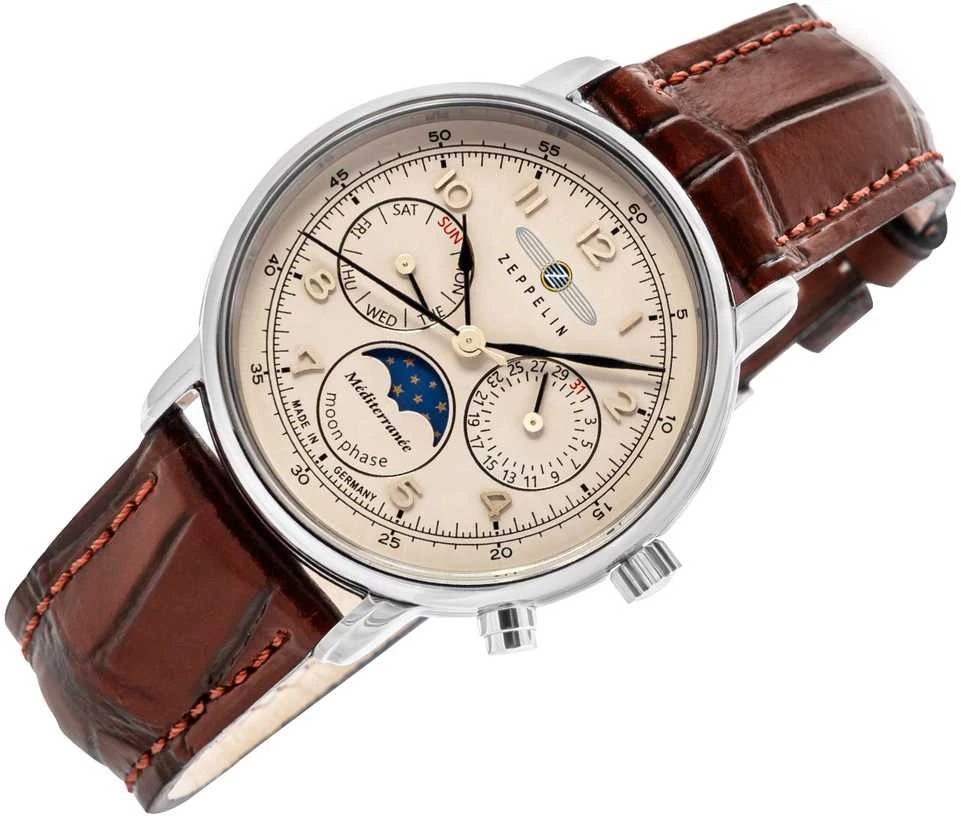 Laikrodis Zeppelin Mediterranee Moonphase 9636-5