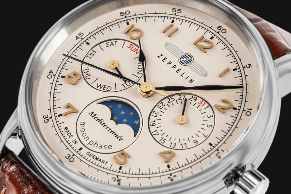 Laikrodis Zeppelin Mediterranee Moonphase 9636-5