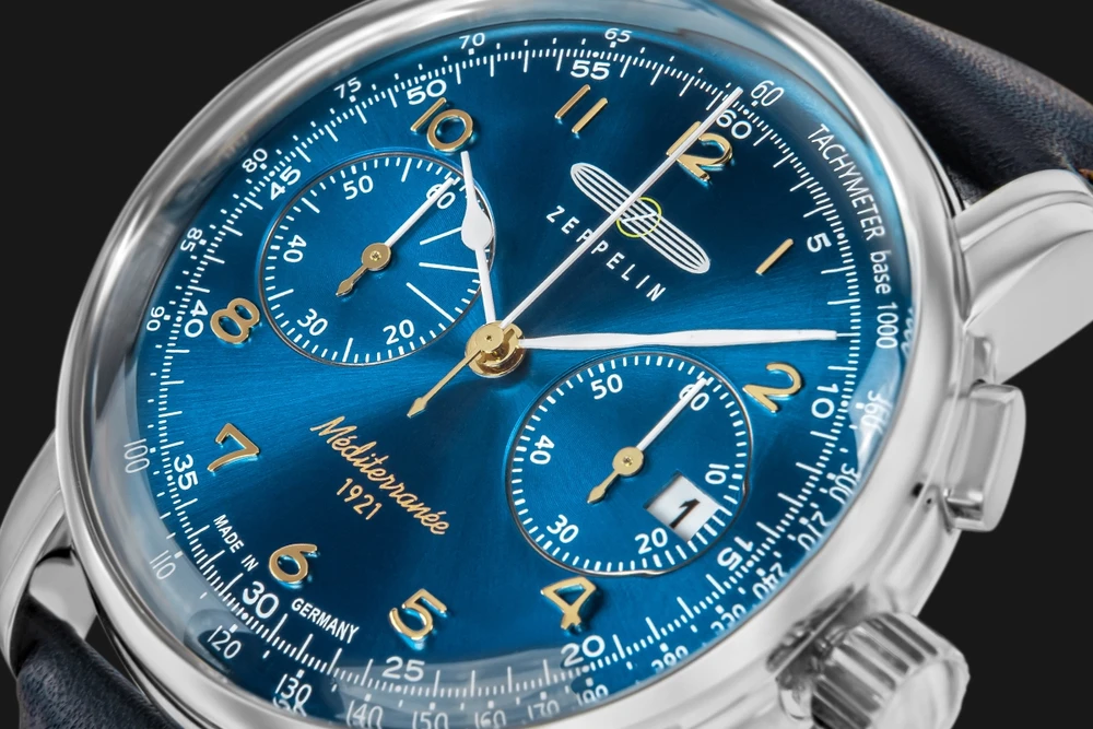 Laikrodis Zeppelin Mediterranee 96703, 42 mm