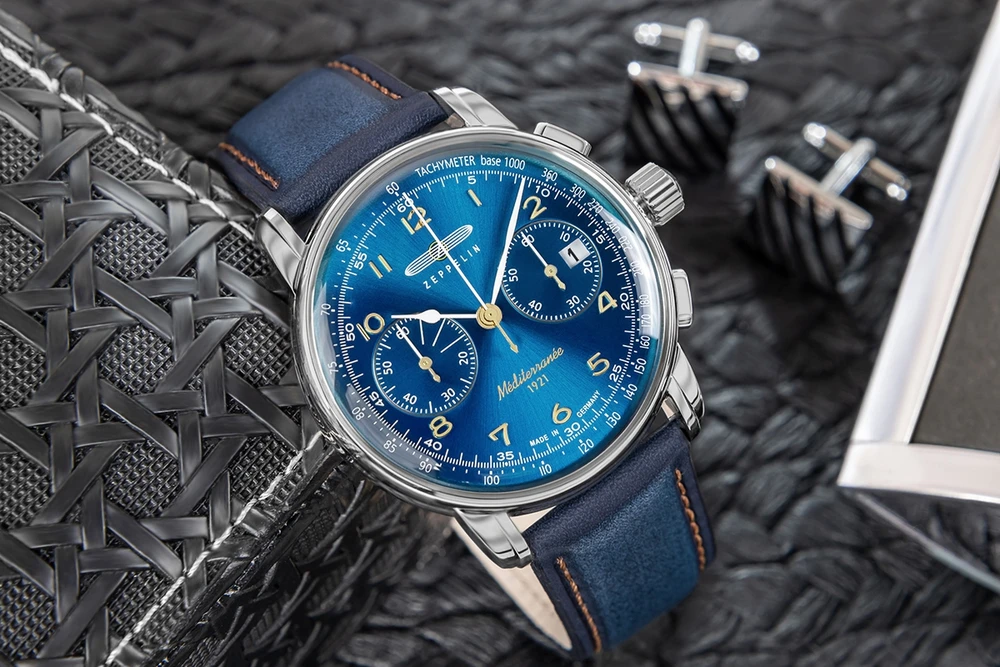Laikrodis Zeppelin Mediterranee 96703, 42 mm