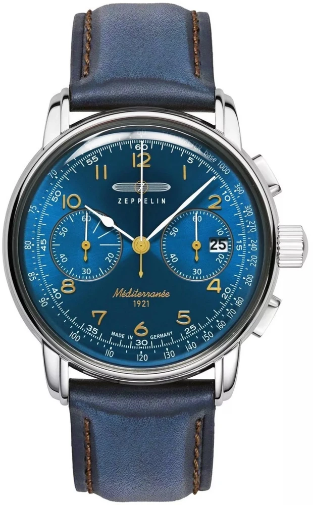 Laikrodis Zeppelin Mediterranee 96703, 42 mm