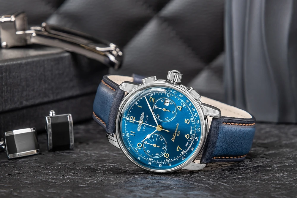 Laikrodis Zeppelin Mediterranee 96703, 42 mm