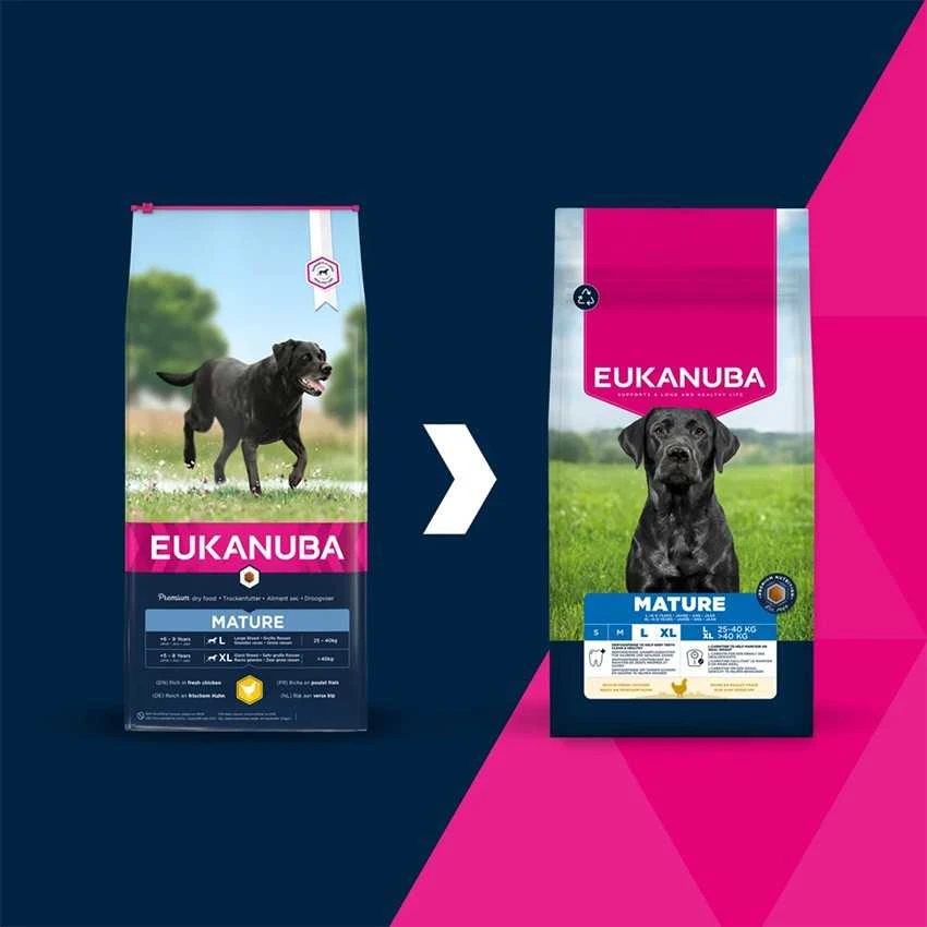 Nezatříděno Eukanuba suaugusių (6-9 mėn.) didelių veislių šunų pašaras, 15 kg