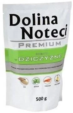 Visavertis konservuotas pašaras visų veislių suaugusiems šunims Dolina Noteci PREMIUM su žvėriena 500g