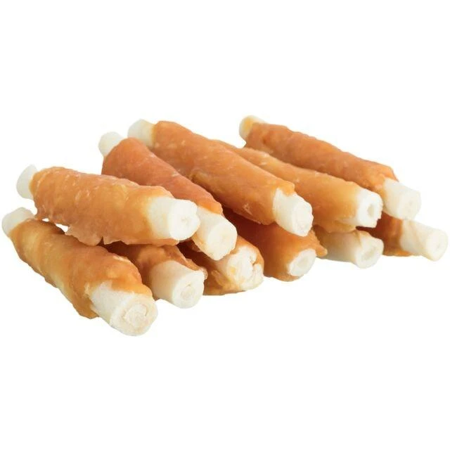 TRIXIE Denta Fun skanėstai šunims, kramtomi antienos suktinukai, 250 g