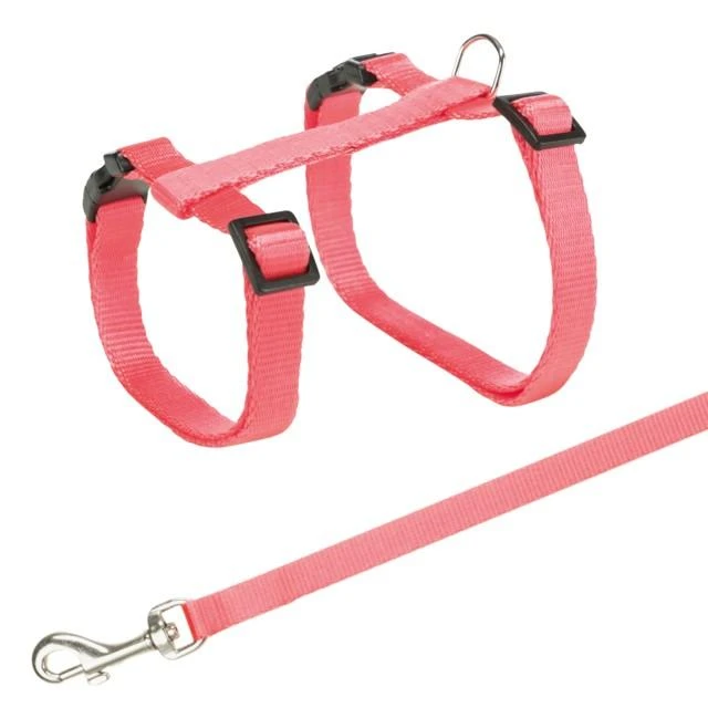 Trixie Komplektas katei nailoninis su petnešom,27-46cm/10mm, 1,20m