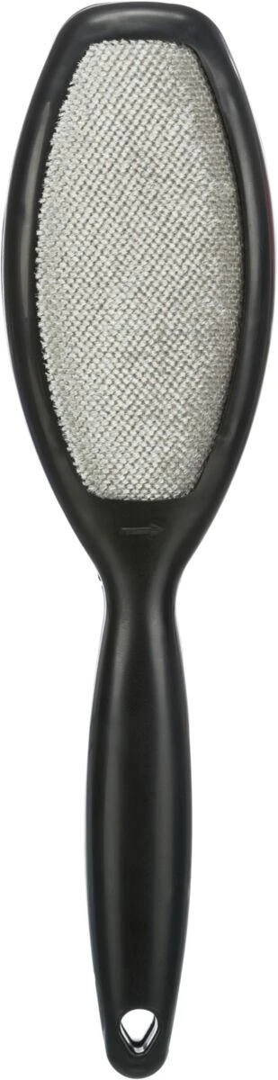 TRIXIE Pūkų surinkimo šepetys, dvipusis, 26 cm, juoda/raudona