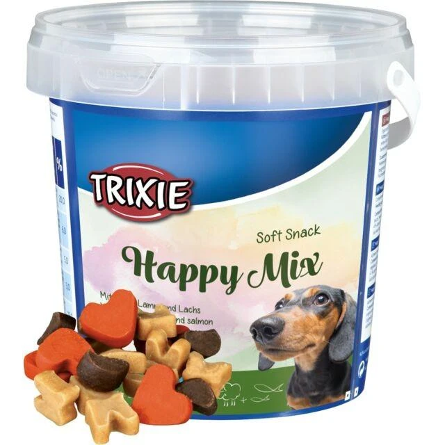 TRIXIE skanėstai šunims, minkštas užkandis Happy mix 500g
