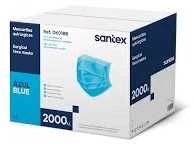 Santex Vienkartinės kaukės Facemask 3 layersurgical Type IIR, 50 vnt.