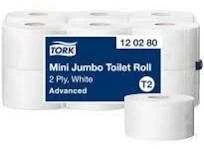 T2 Tualetinis popierius Tork Mini Jumbo Advanced (12 vnt.)