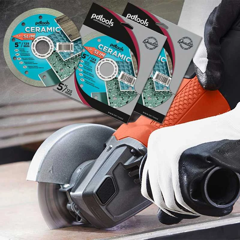 Pdtools Deimantinis diskas ELITE PRO, sausam/šlapiam pjovimui, Ø125 mm, 22.2 mm