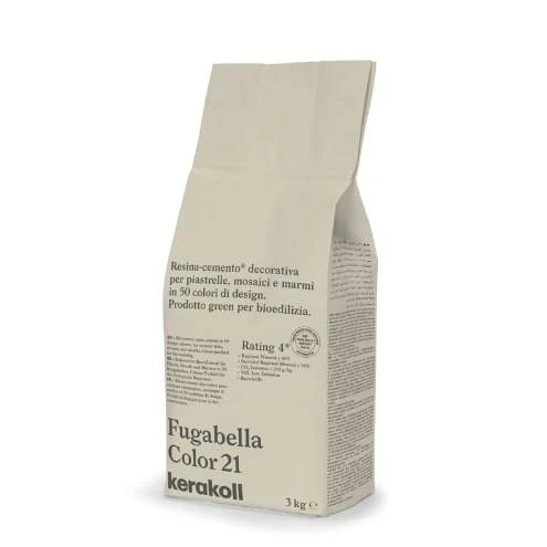 Fugabella Color 21, 3kg cementinis glaistas plytelių siūlių tarpams