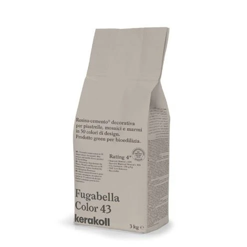 Fugabella Color 43, 3kg cementinis glaistas plytelių siūlių tarpams