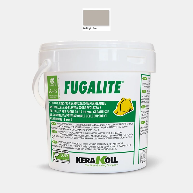 Fugalite Eco 04 iron pilkas, 3kg epoksidinis glaistas