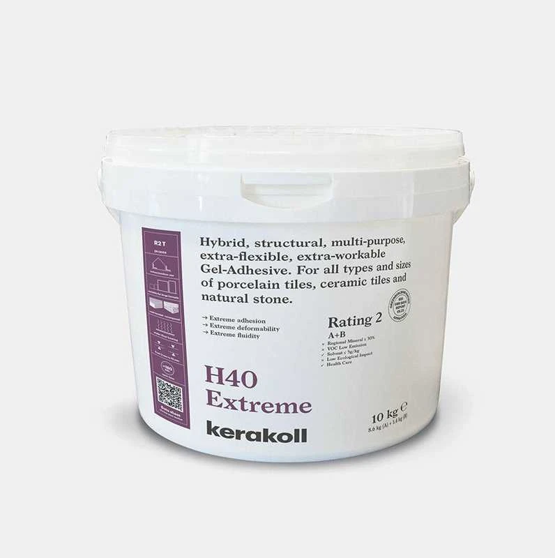H40 Extreme A+B, 10 kg dviejų komponentų organiniai mineraliai klijai (R2T)