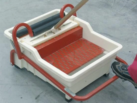 Plovimo vonelė Pedalo + 2 kempinės Sweepex + kotas, 40 ltr.