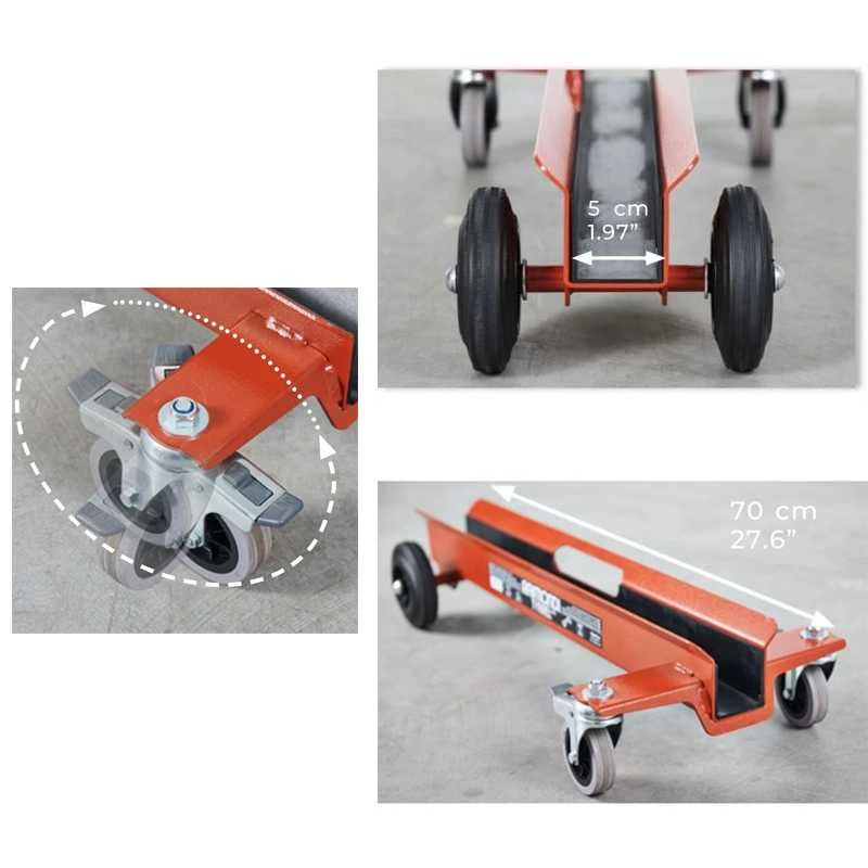 Raimondi Plytelių transportavimo padas MKII, 4 ratukų