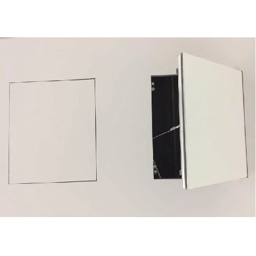 Revizinės aliuminės durelės (dažomos), 200x200x12.5mm