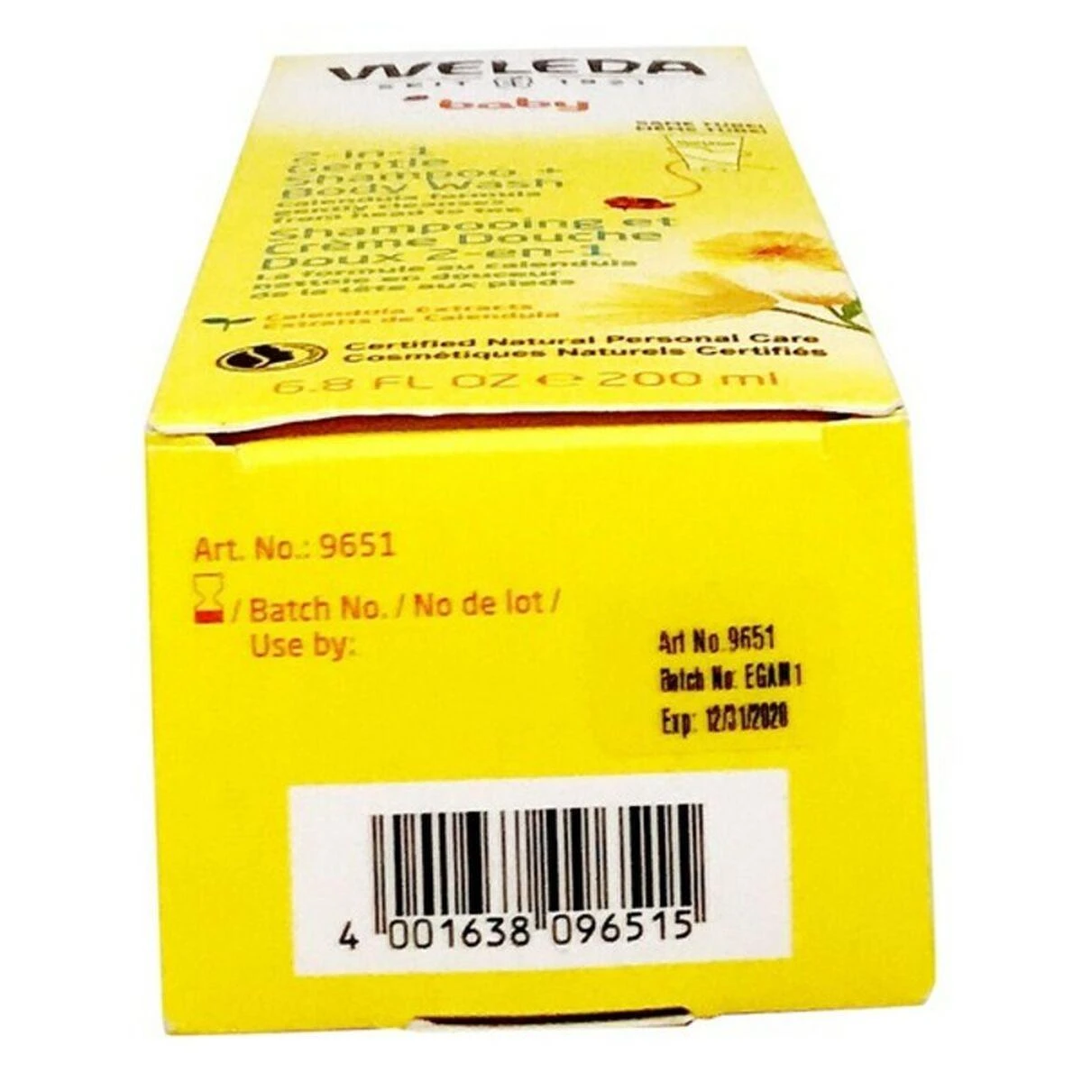 Weleda Baby Šampūnas, 200 ml