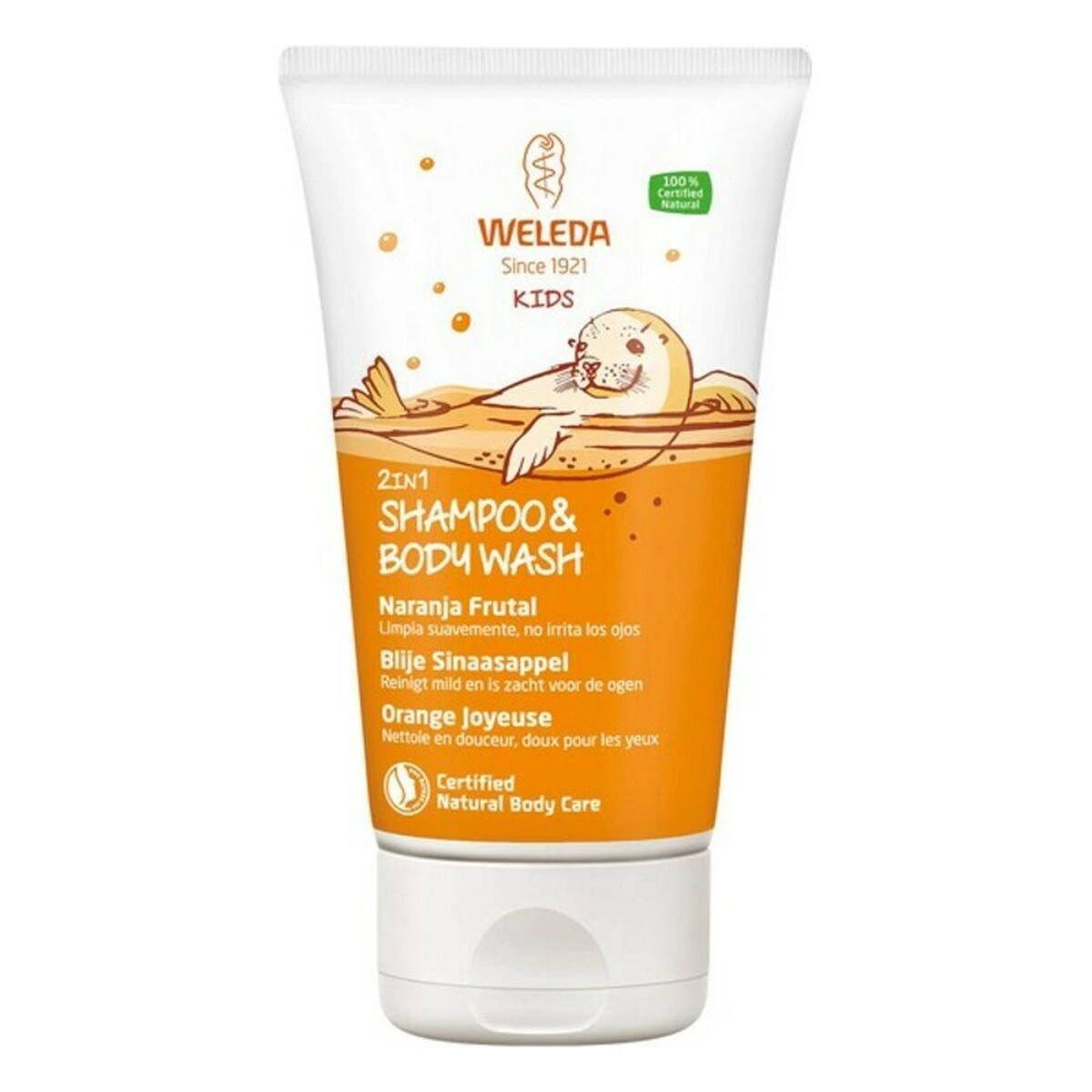 Weleda Cos šampūnas ir kūno prausiklis vaikams Naranja Frutal 150ml