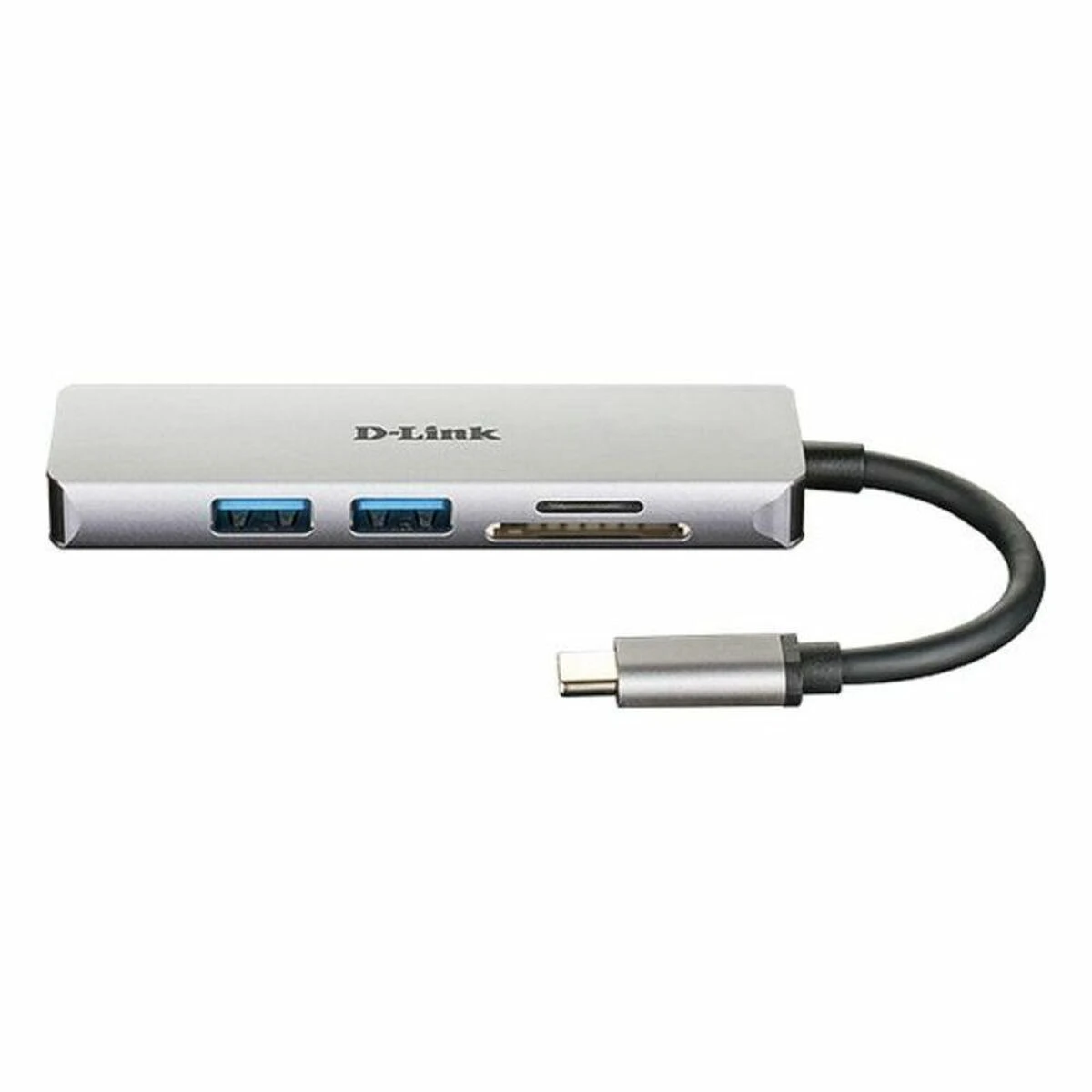 D-Link DUB-M530 knyginių kompiuterių dokas / jungčių replikatorius Vielinis USB 3.2 Gen 1 (3.1 Gen 1) Type-C Aliuminis, Juoda