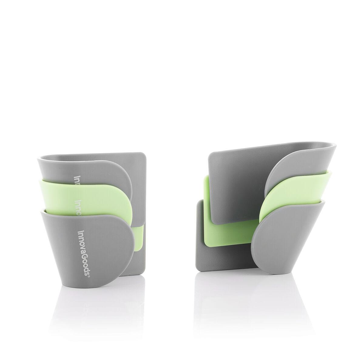 InnovaGoods Rinkinys 3 lipnūs virtuvės dangčių laikikliai Smarack InnovaGoods