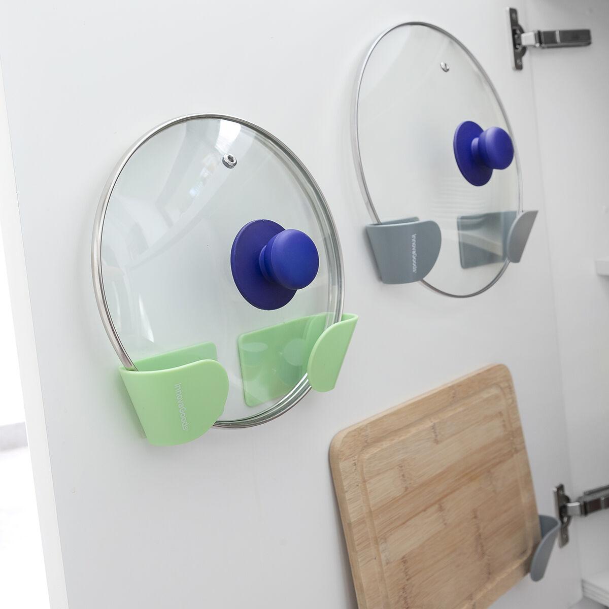 InnovaGoods Rinkinys 3 lipnūs virtuvės dangčių laikikliai Smarack InnovaGoods