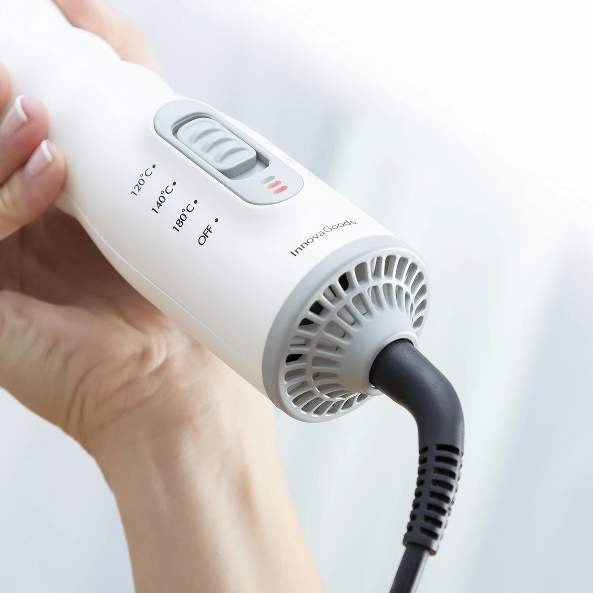 3 viename plaukų džiovinimo, formavimo ir garbanojimo šepetėlis Dryple InnovaGoods 550 W