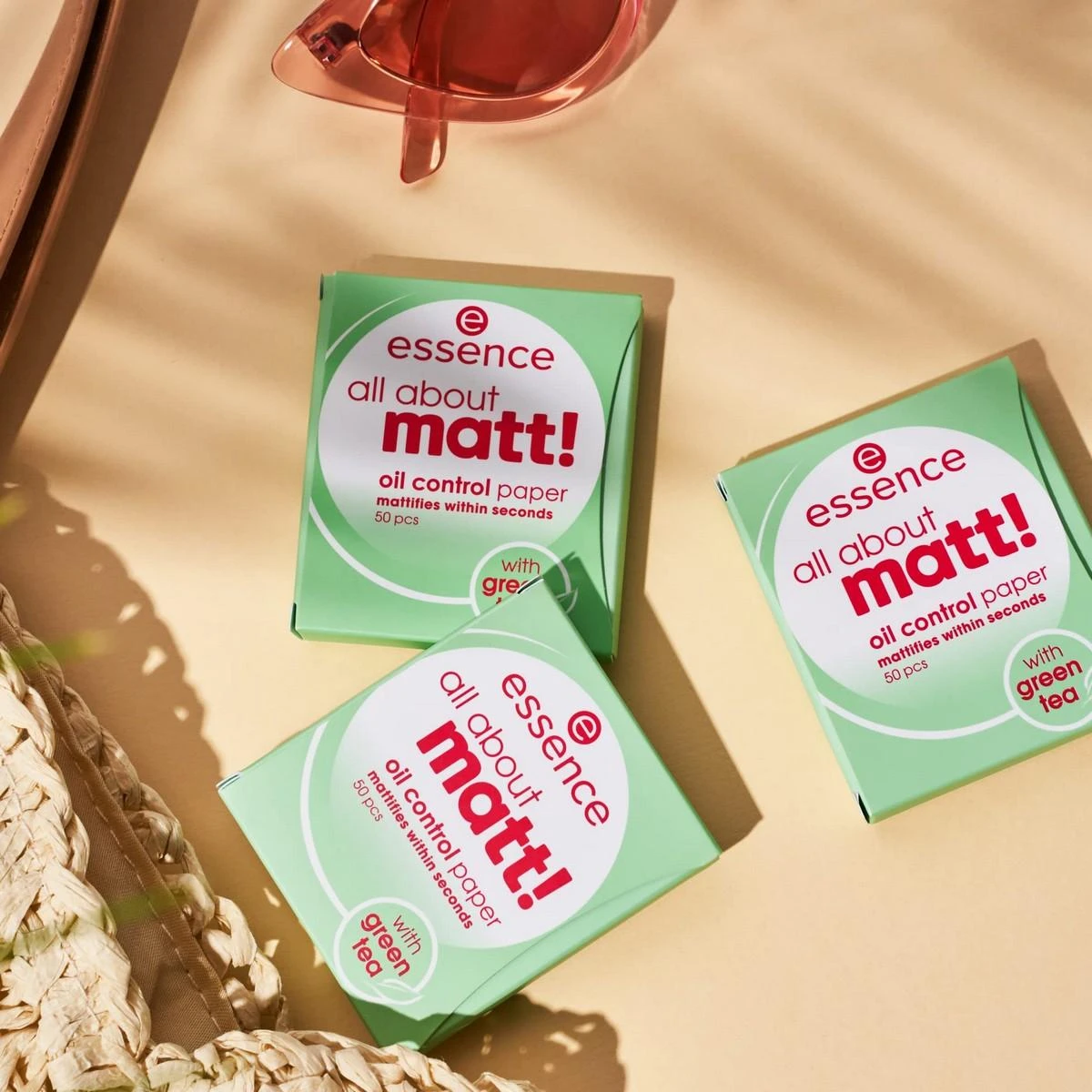 "Essence Cosmetics viskas apie Matt! Matinio makiažo servetėlės 50 U