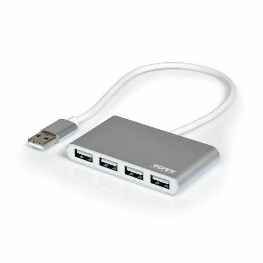 Port Designs USB šakotuvas PORT, 4 jungtys, USB 2.0