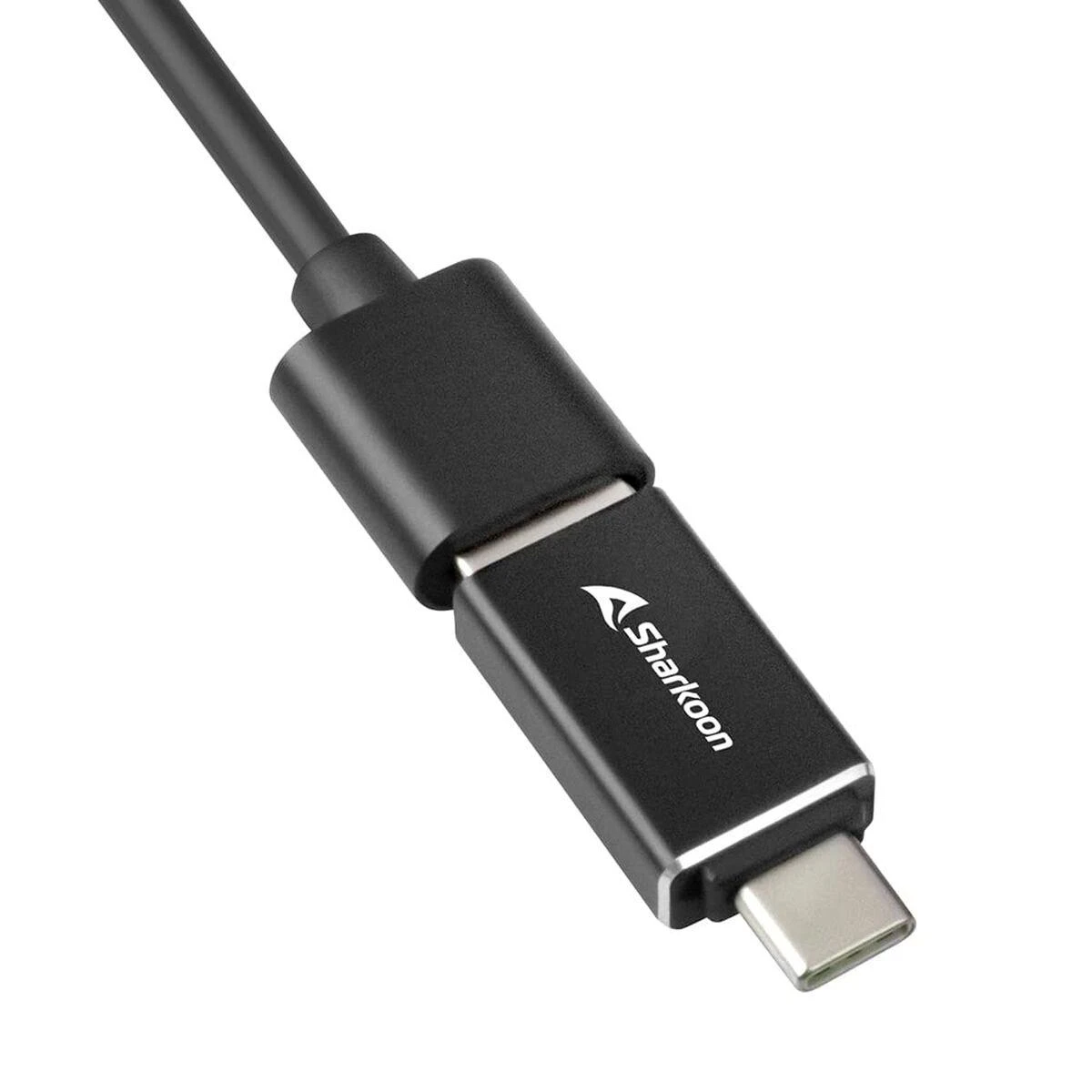 Sharkoon HUB 4X USB 3.2 ALU Juodas/4-PORT USB 3.2 GEN 1