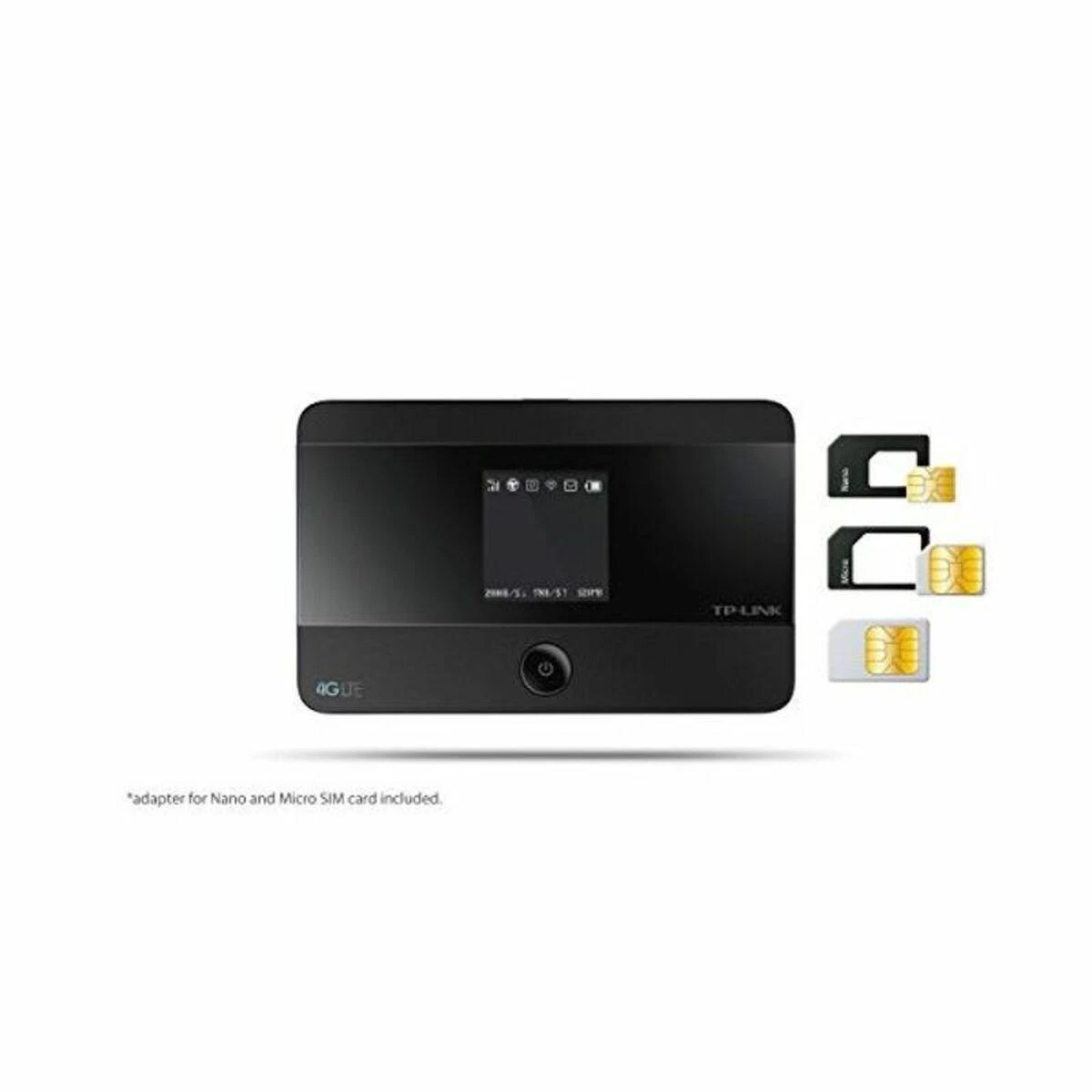 Modemas TP-LINK mobilusis 4G LTE WLAN Maršrutizatorius su integr.4G modemu, SIM kortelės lizdas, 1,4 colio TFT Ekranas, 2550 mAH Akku, Micro SD kortelės lizdas