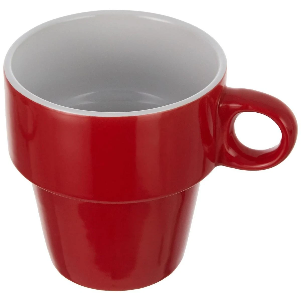 Secret De Gourmet 6 spalvotų kapučino puodelių rinkinys + metalinis stovas
