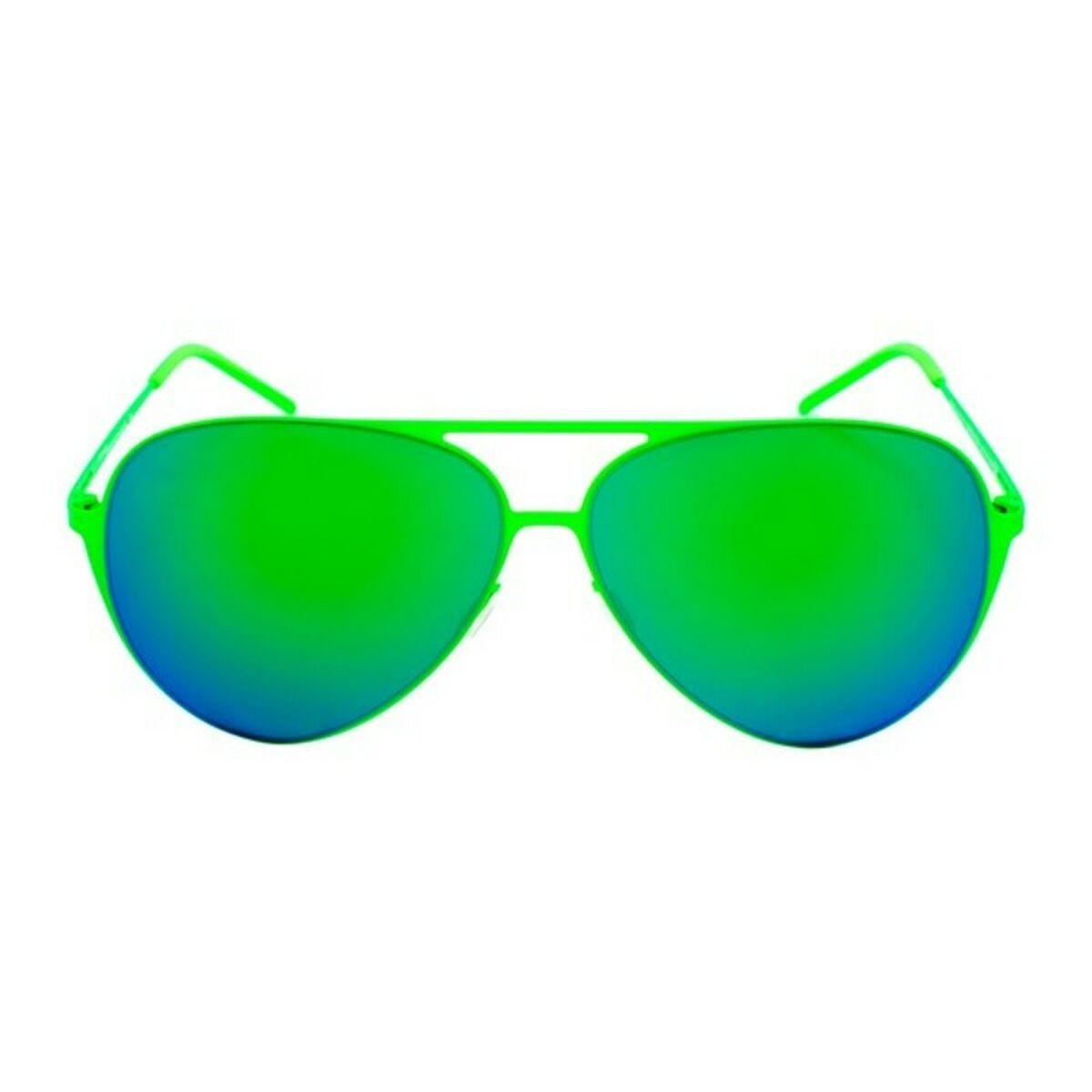 Akiniai ITALIA INDEPENDENT 0200-033-000. Akiniai przeciwsłoneczne, Kolor žalia. Unisex.