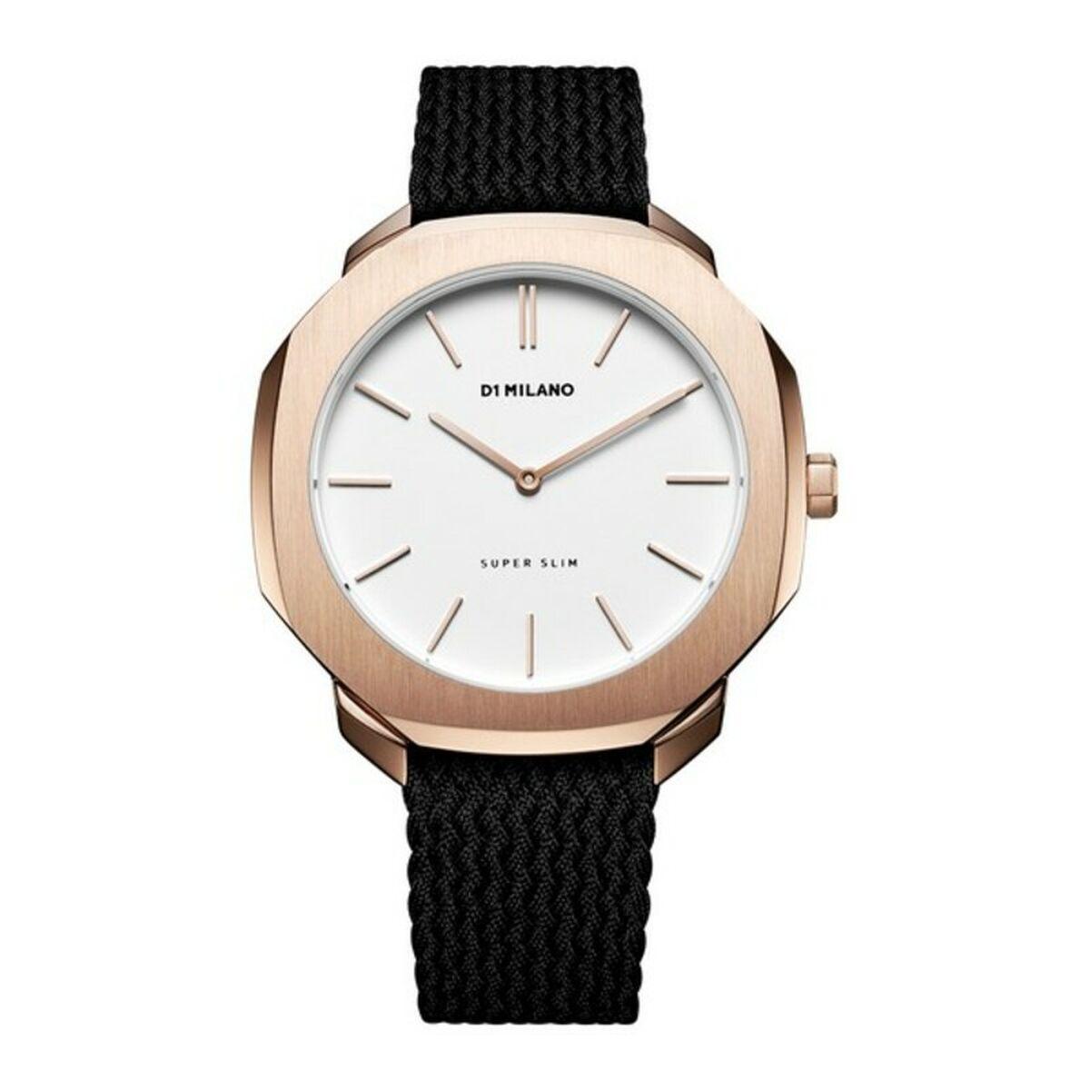 Laikrodis D1 MILANO SSPL03. Kwarcowy, Kolor balta. Unisex.