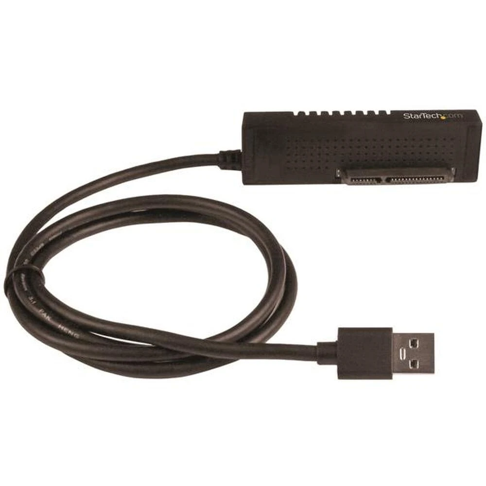 Kištukinis StarTech USB 3.1 A / SATA, Juodas (USB312SAT3)