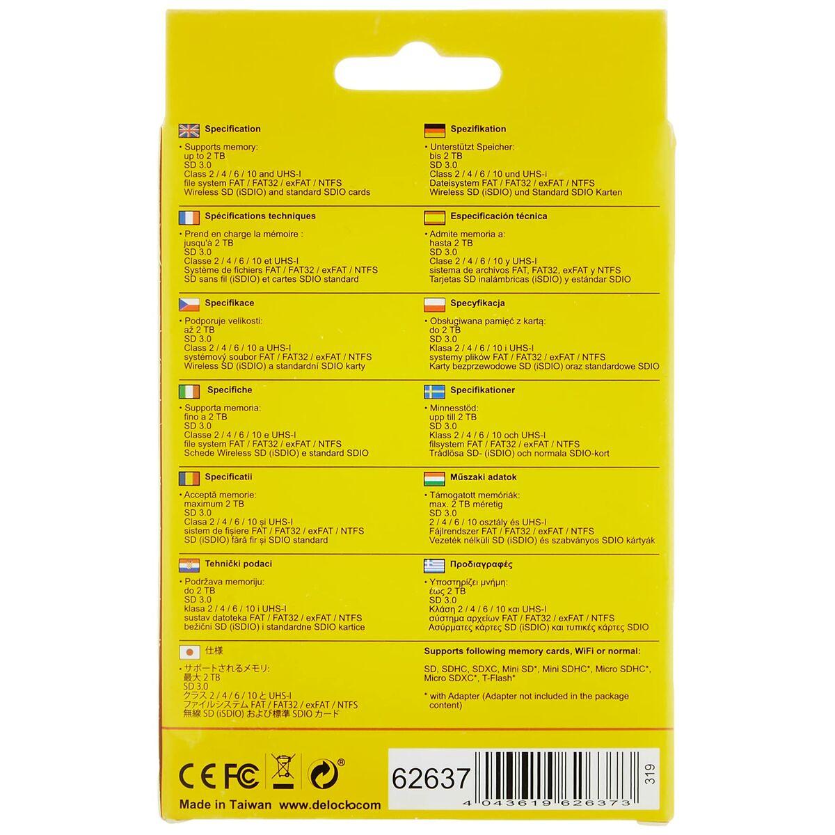 Delock Adapteris CF I prie SDHC Delock