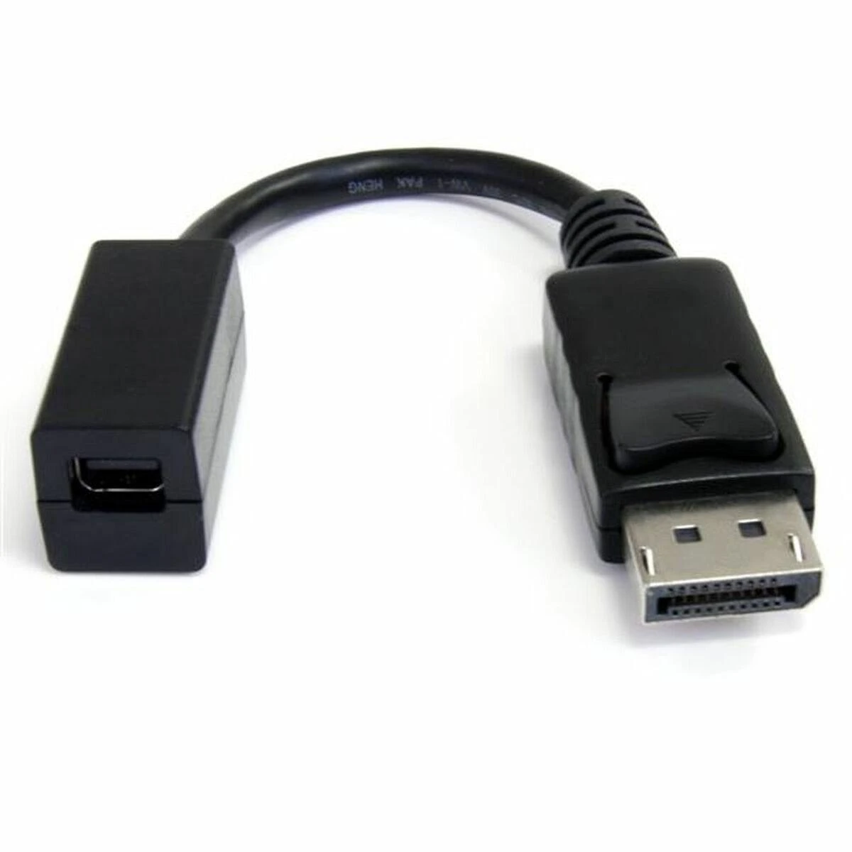 Juodas Mini DisplayPort į DisplayPort adapteris