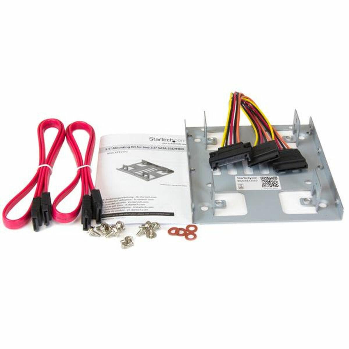 „StarTech“ 3,5 colio adapteris dviem 2,5 colio diskams + kabeliai (BRACKET25X2)