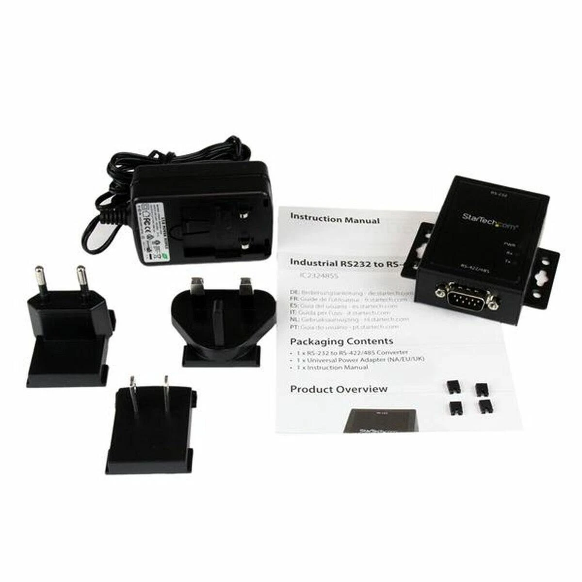 StarTech DB-9 - RS-485 - RS-422, Juodas (IC232485S)