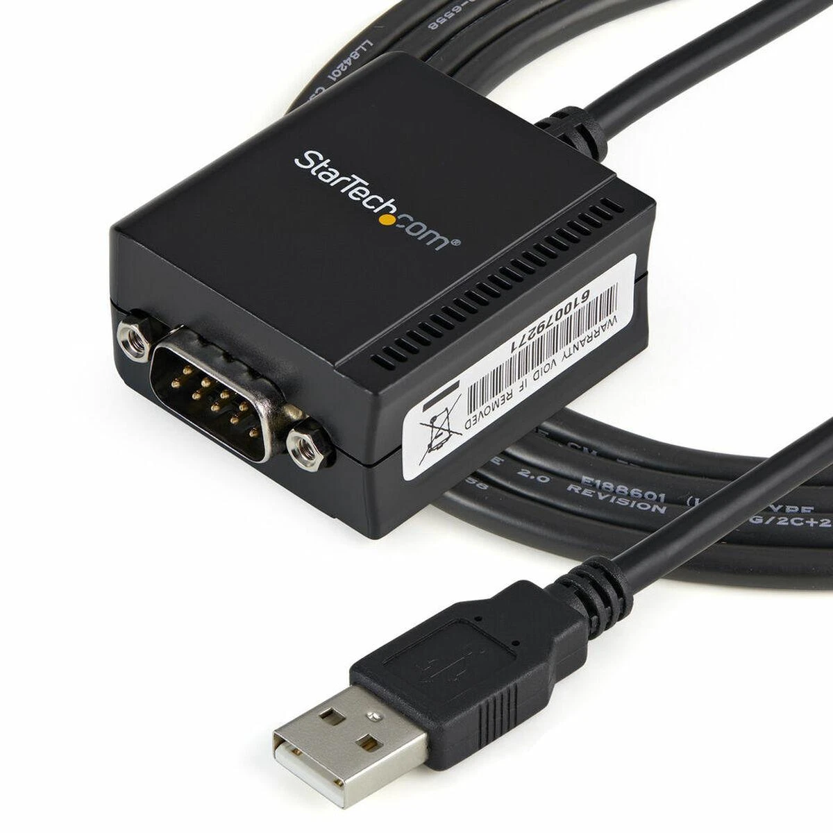 Kabelis USB StarTech USB-A - RS-232 1.8 m Juodas (ICUSB2321F)