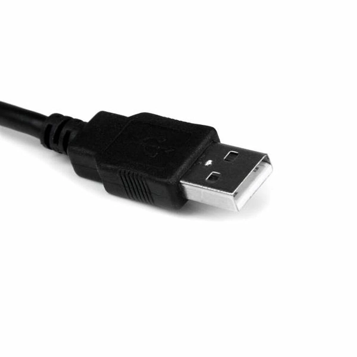 Juodas USB-A laido galas