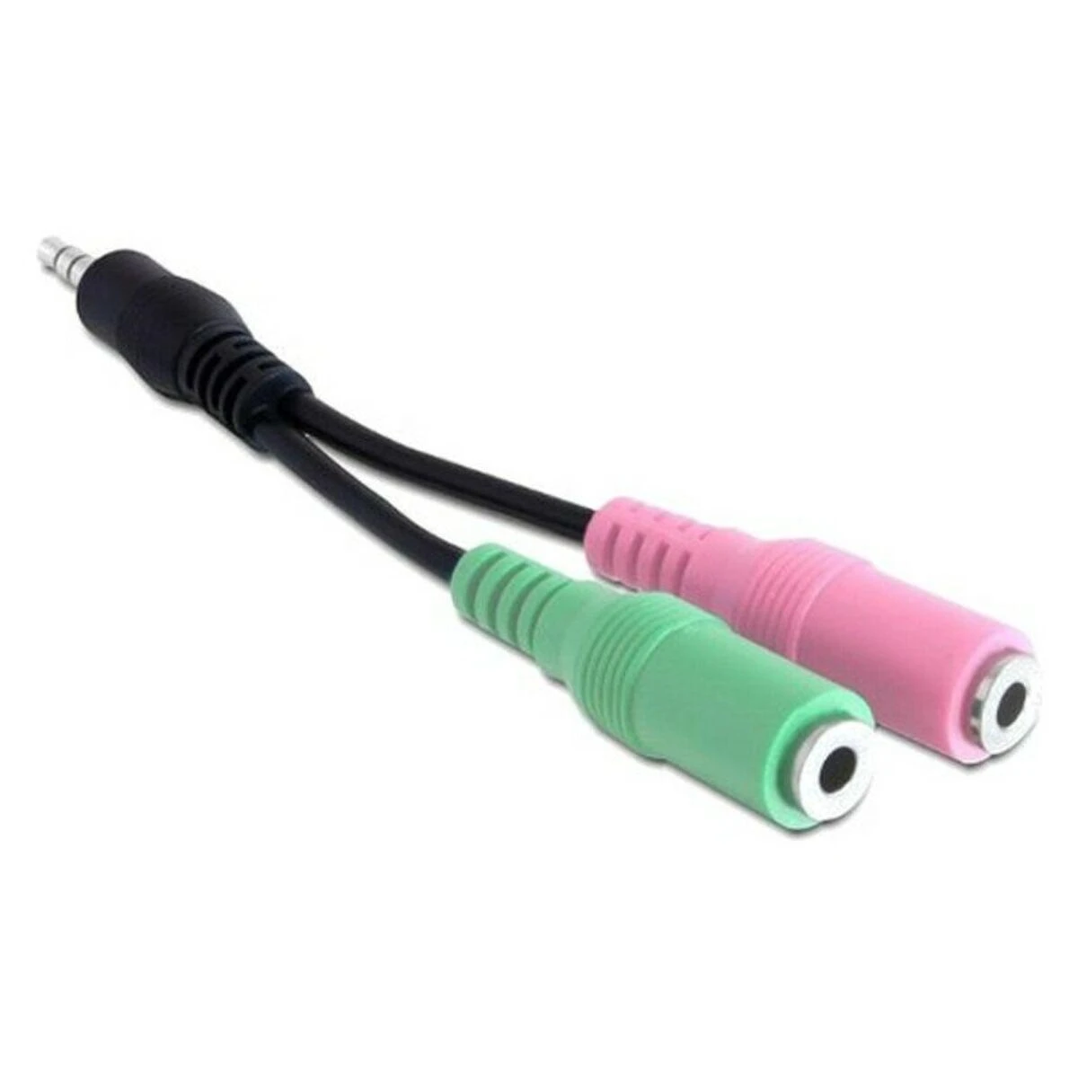 DELOCK Adapteris cable Klinke 3.5 mm 4 Pin St > 2 x Klinke 3.5 mm 3 Pin Bu