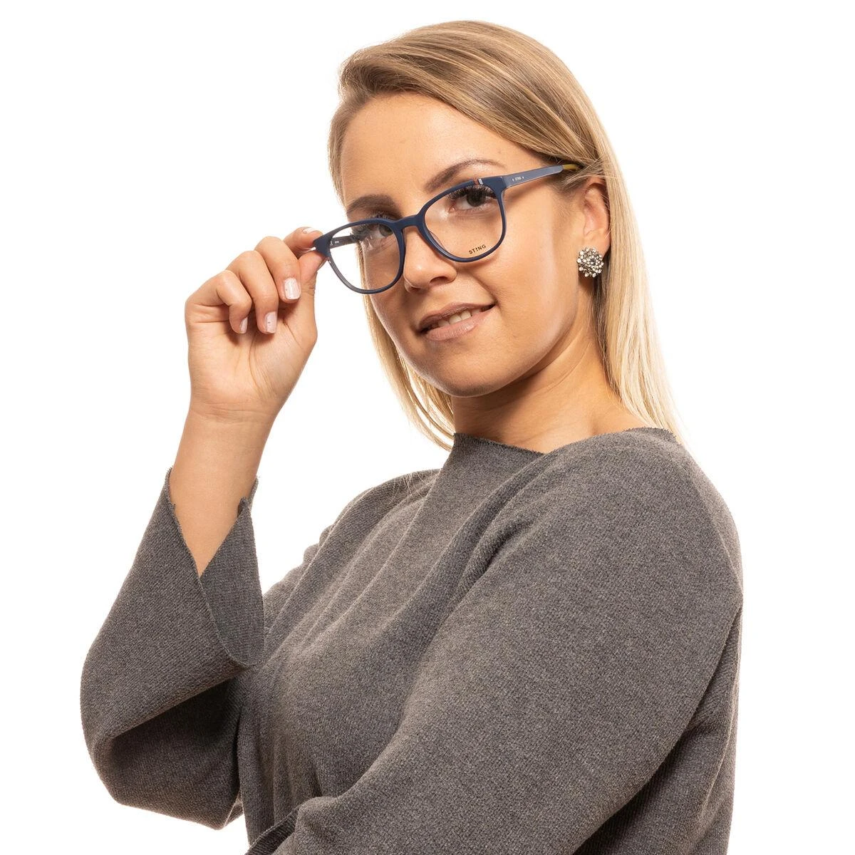 Akiniai STING VST302-4G5M. EYEGLASSES, Kolor mėlyna. Unisex.