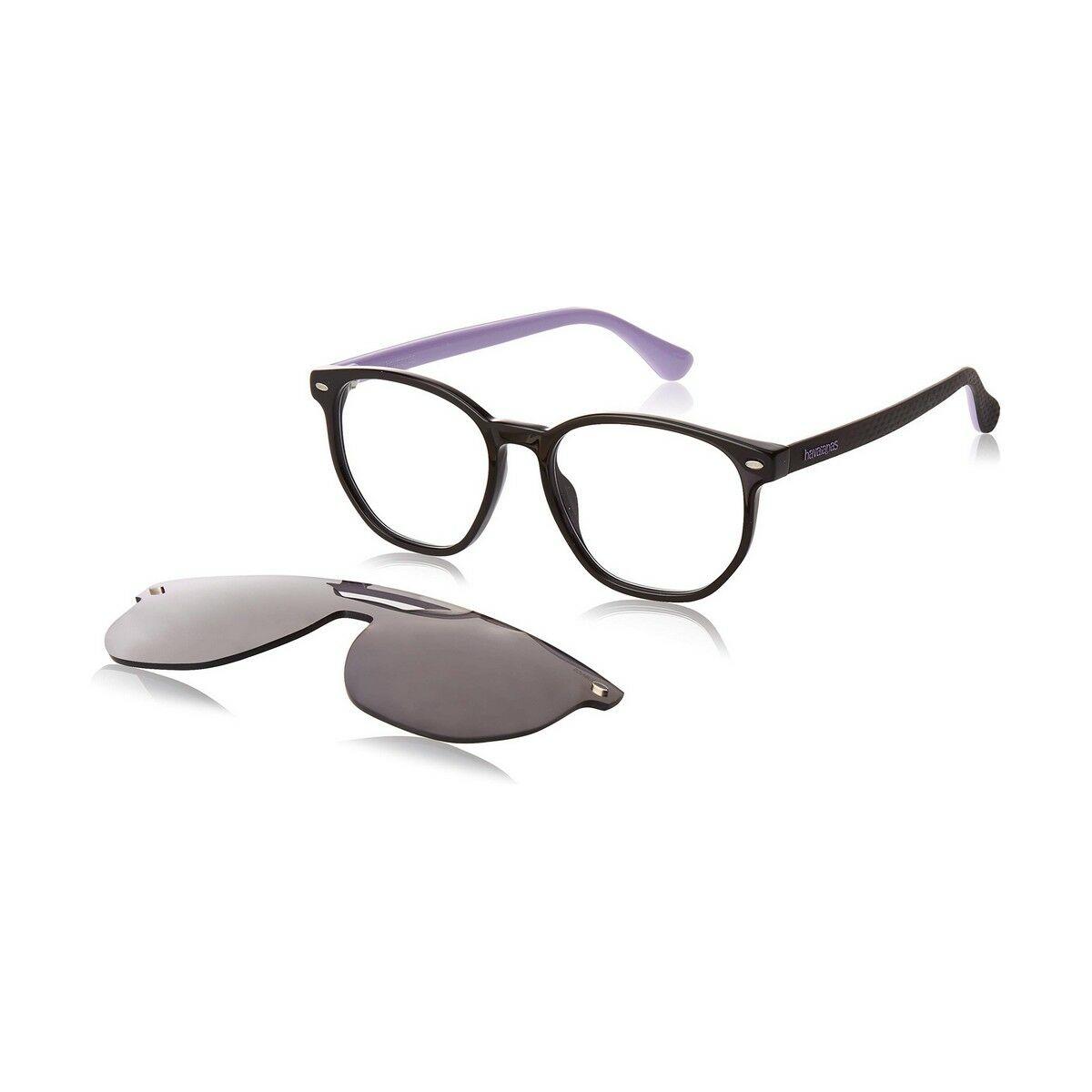 Akiniai HAVAIANAS UBATUBACS1X2T. Akiniai su nakładką, Kolor violetinė. Unisex.